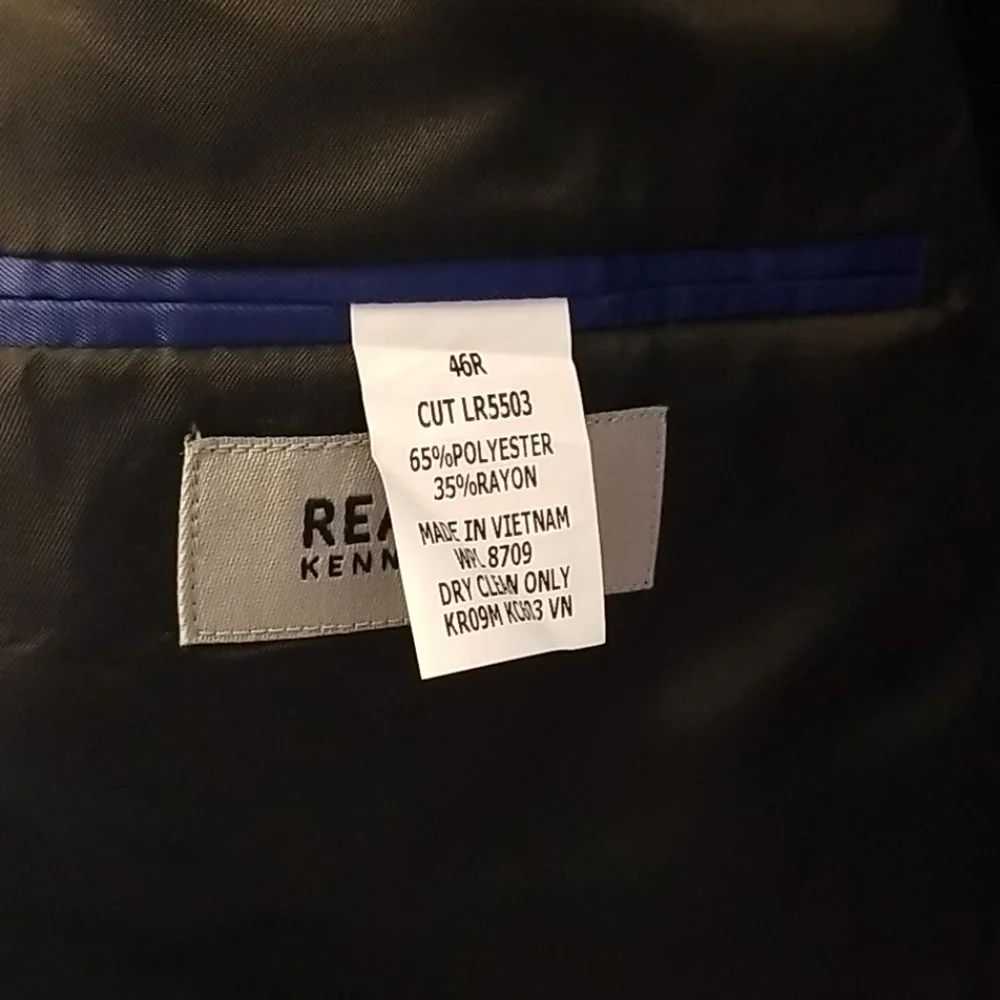 Gray Kenneth Cole Reaction Suit Jacket